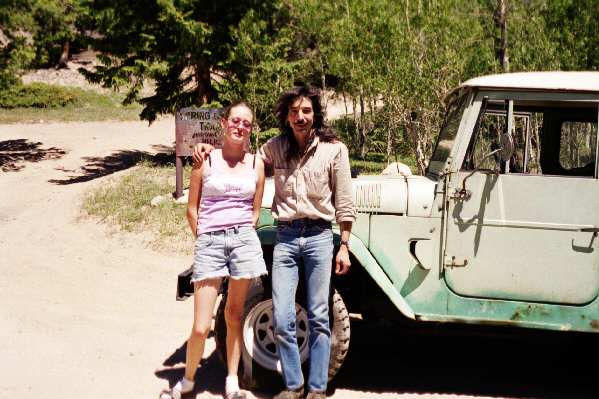 Since it was Father's Day, Jenniee decided to humor her dad and come along. She ended up piloting the FJ40 for half the trail
