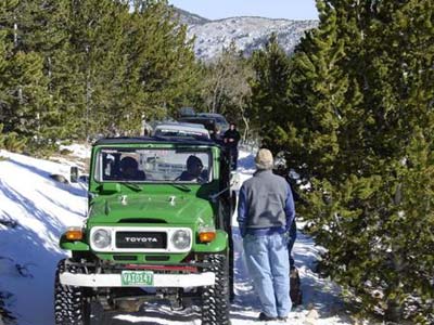 Matt Farr - Yankee Hill snow run, Jan. 2003