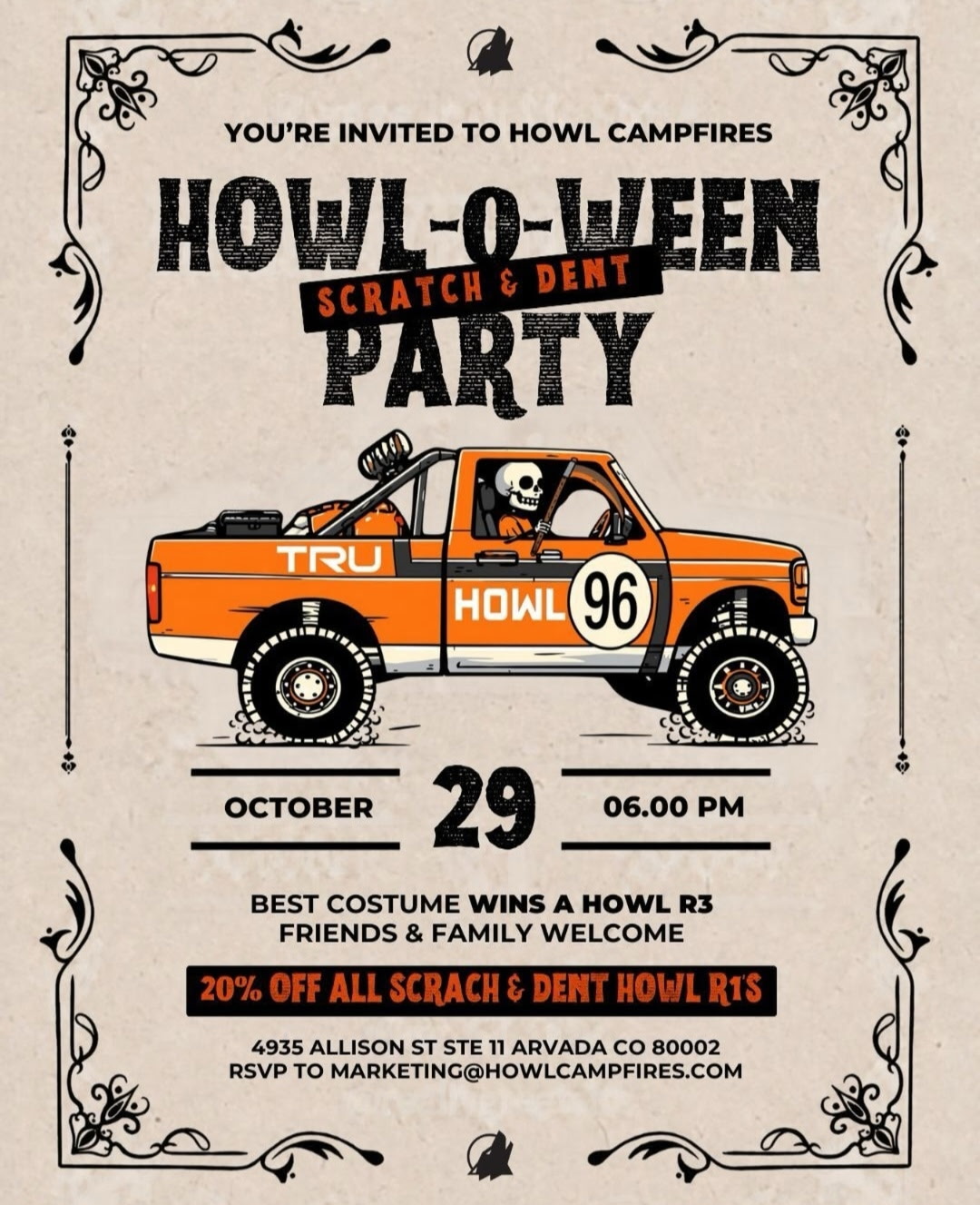 Thread 'Howl campfires scratch and dent party 10-29-26'