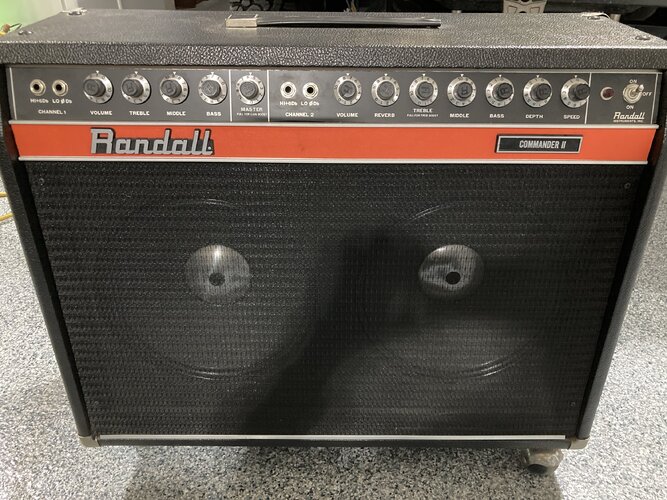 Sold Randall Commander II electric guitar amp Rising Sun 4WD