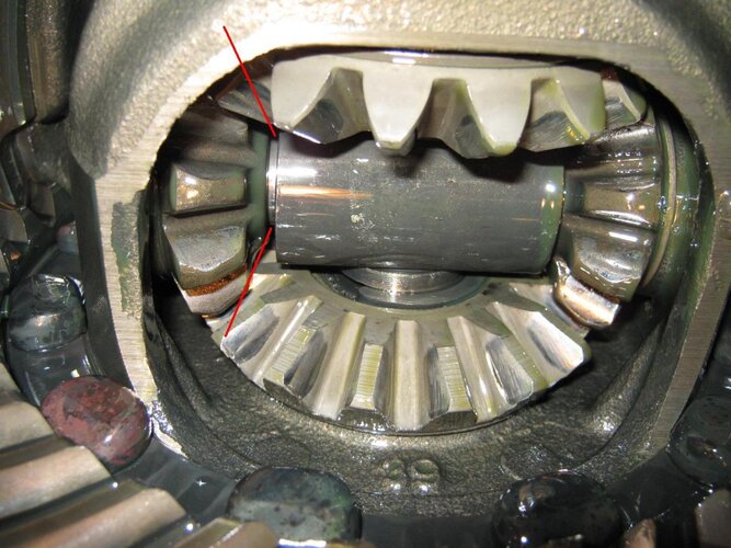 Acceptable spider gear play in diff? Rising Sun 4WD Club Forum