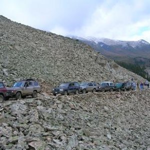 Upper shelf road